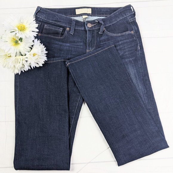 Banana Republic Dark Wash Slim Boot Cut Blue Jeans - Picture 2 of 9